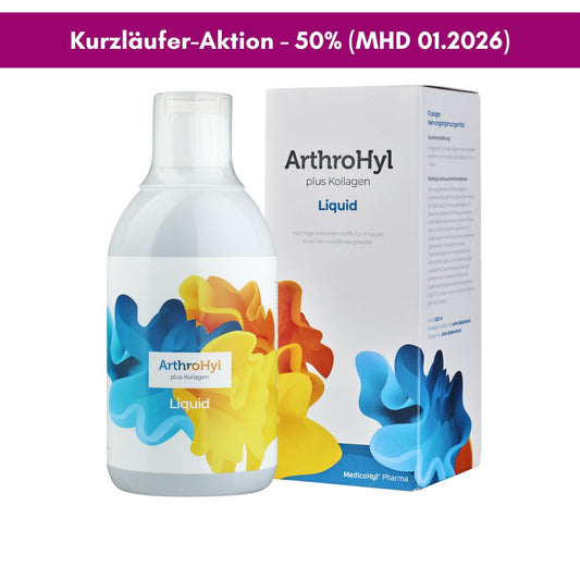 Halber Preis: ArthroHyl plus Kollagen Aktiv Trinkserum - 500 ml